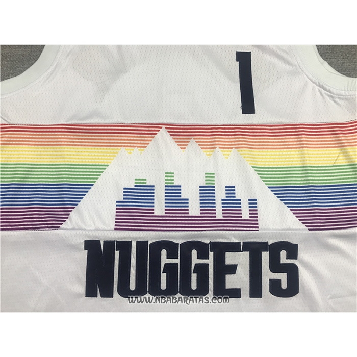 Camiseta Denver Nuggets Michael Porter JR. #1 Ciudad Blanco